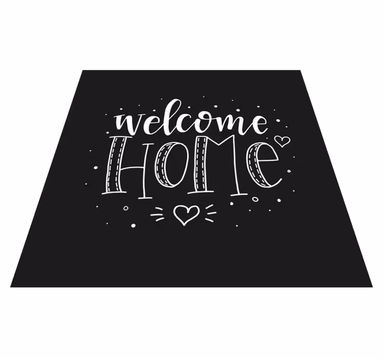 Custom rug for a warm welcome home - TenStickers