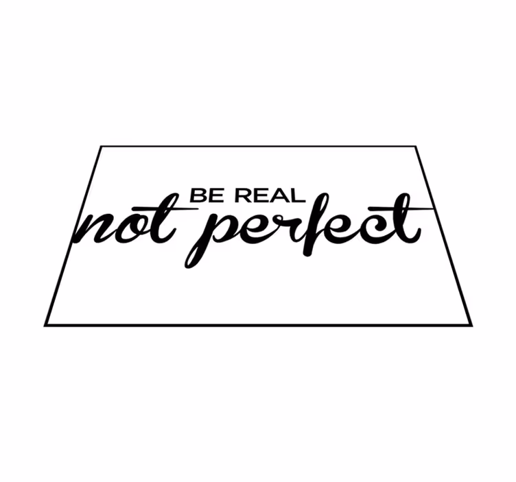 Custom rug be authentic not flawless - TenStickers