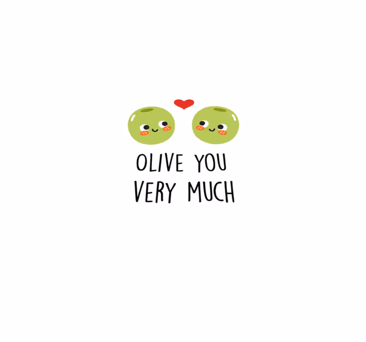 Custom rug with a funny olive quote - TenStickers