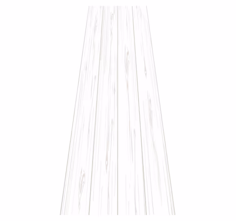 Textured vinyl rug in white wood modern rustic - TenStickers