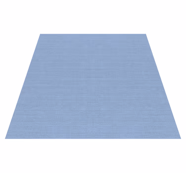 Textured vinyl rug with thin blue jute pattern - TenStickers