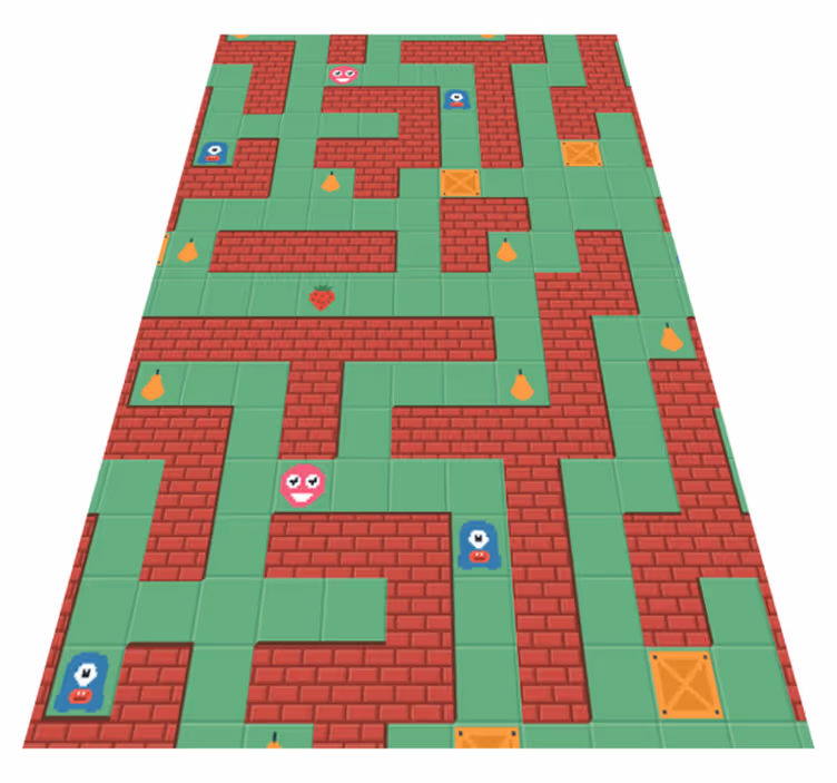 Game vinyl rug pacifier game - TenStickers
