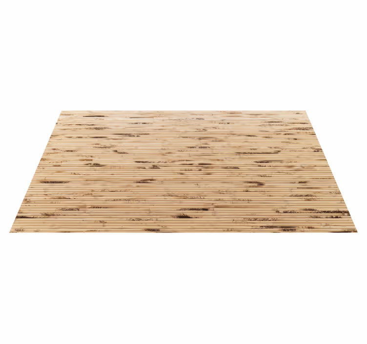 Entrance hall vinyl rug with light brown wood design - TenStickers