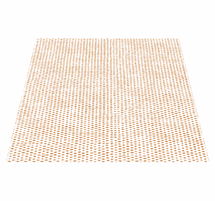 Living room vinyl rug with intricate patterns - TenStickers
