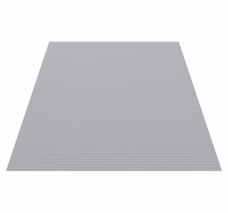 Grey vinyl rug in grey blackout design - TenStickers