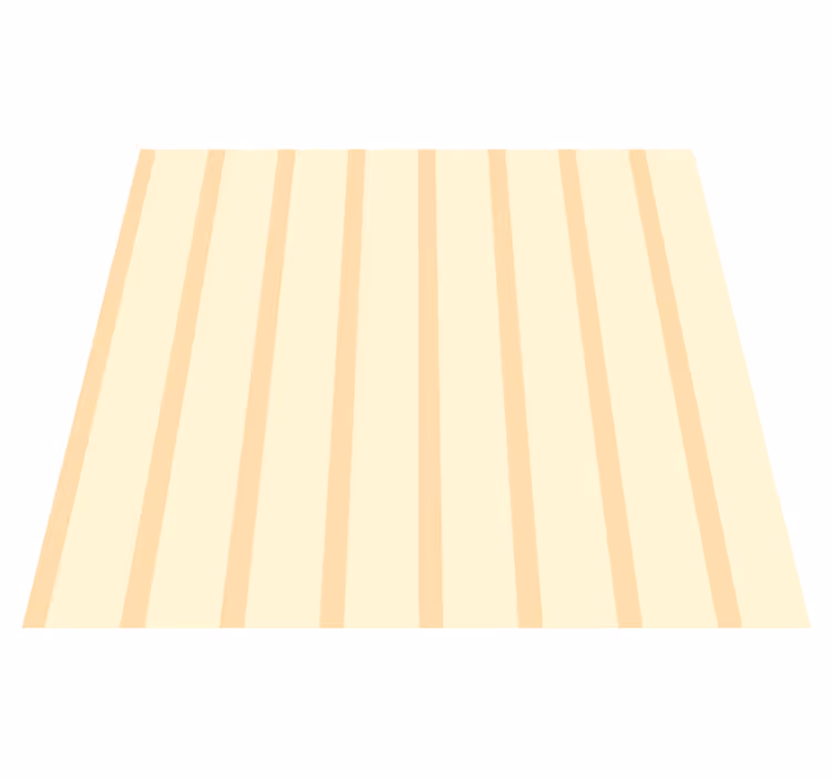 Hall vinyl rug with thin beige vertical stripes - TenStickers