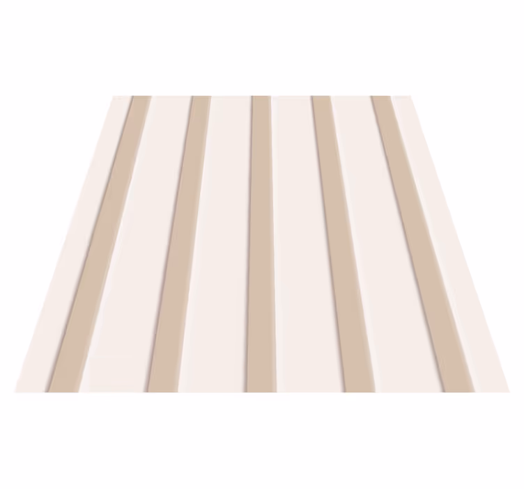 Hall vinyl rug in beige stripes - TenStickers