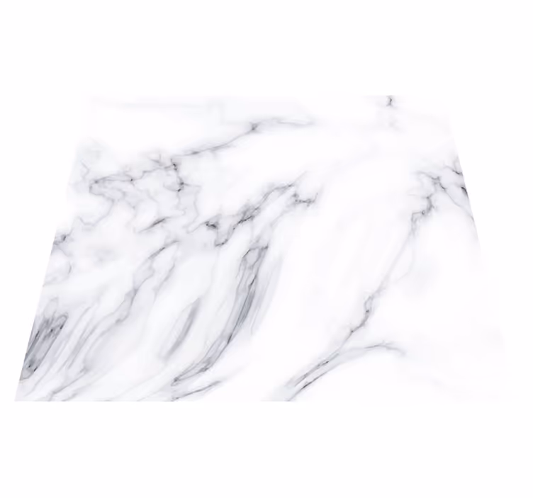 White vinyl rug marbled swirls elegant simplicity - TenStickers