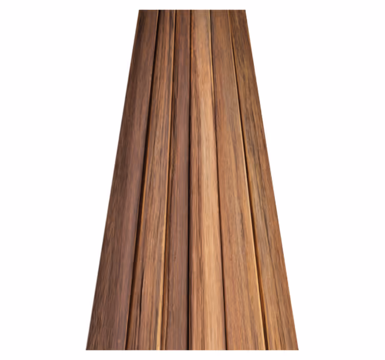 Brown vinyl rug for rustic wood surfaces - TenStickers