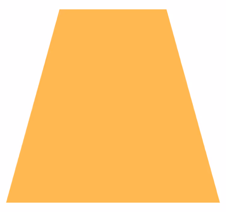 Orange vinyl rug in banana shades - TenStickers