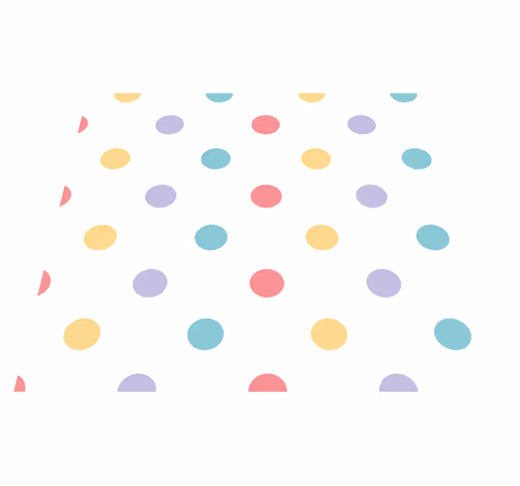 Colorful confetti outdoor vinyl rug - TenStickers