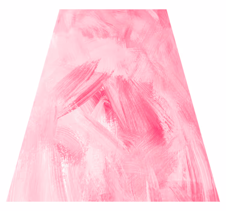 Pink vinyl rug in dark pink brush strokes - TenStickers