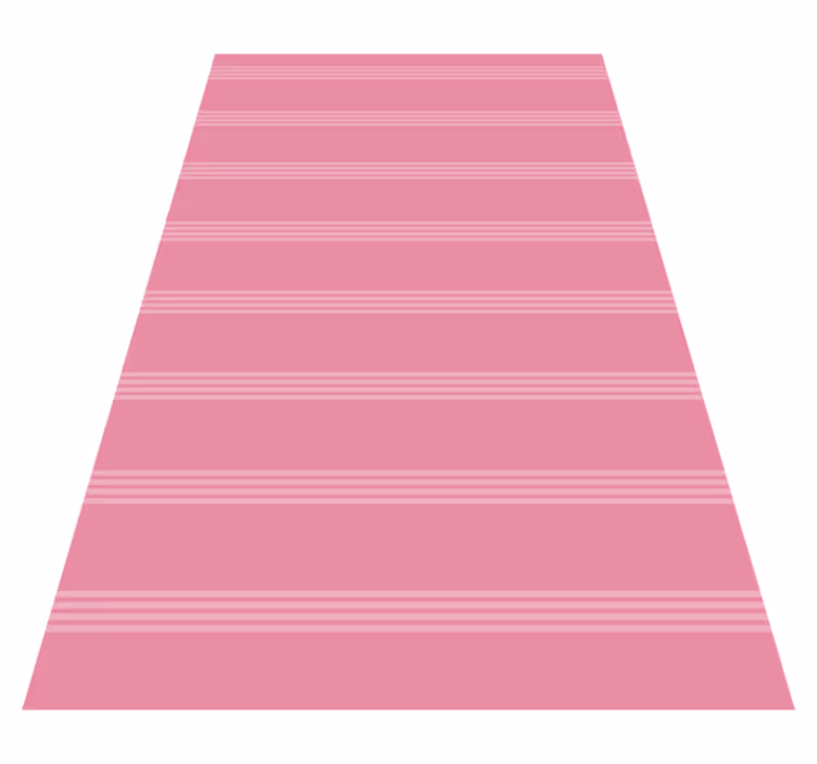 Pink vinyl rug with light stripes in dark pink - TenStickers
