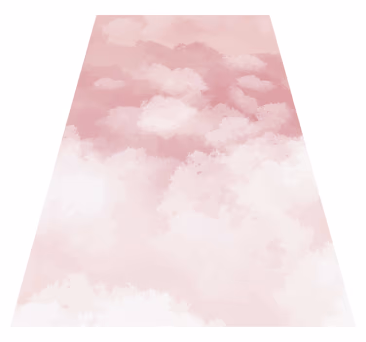 Pink vinyl rug with realistic pink texture - TenStickers