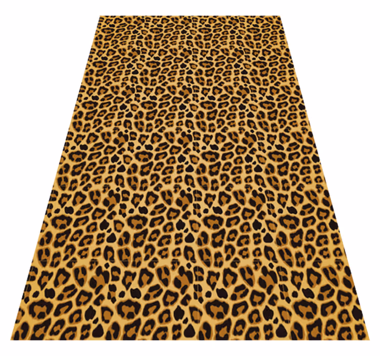 Leopard Print Accent Rug - TenStickers