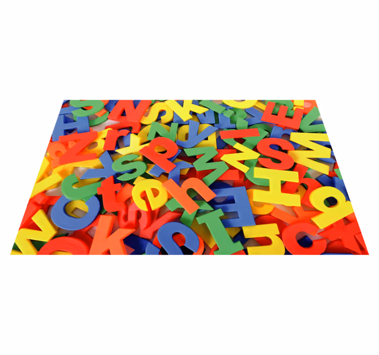 Alphabet Puzzle Play abc carpet - TenStickers