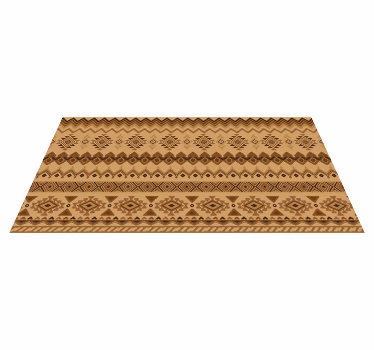 Tribal Pattern Runner ethnic vinyl rug - TenStickers