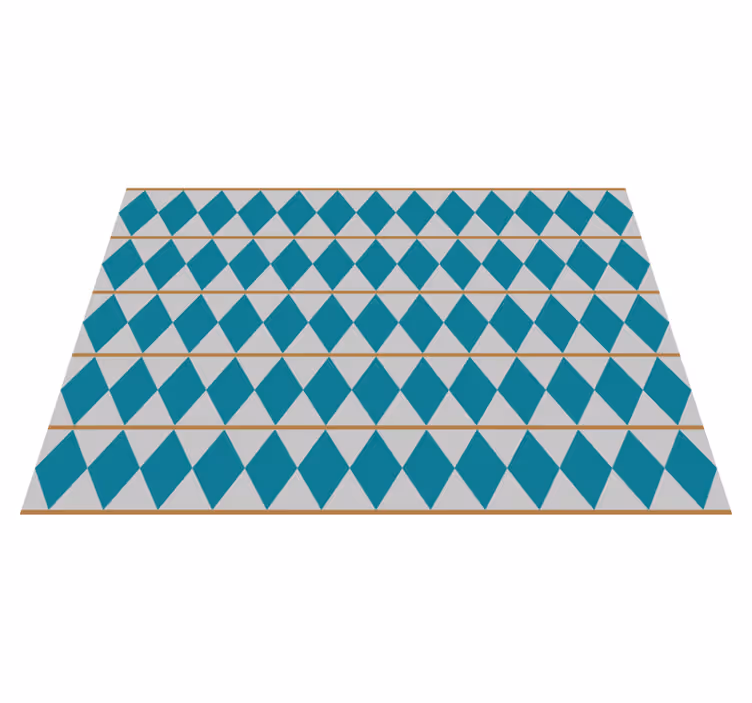 Geometric Tile Inspiration tile vinyl rug - TenStickers