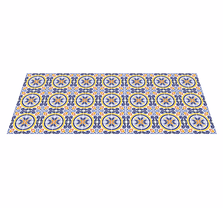 Summer Tiles tile carpet for home - TenStickers