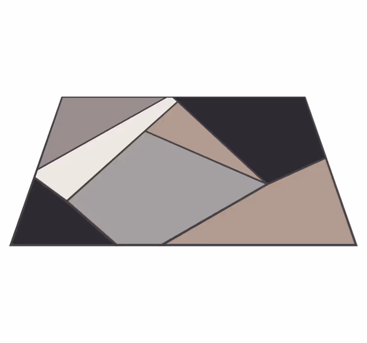 Geometric Shapes Vinyl geometric vinyl rug - TenStickers