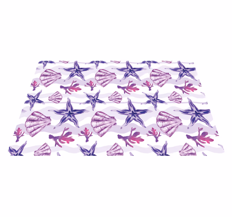 Marine Motifs animal vinyl rug - TenStickers