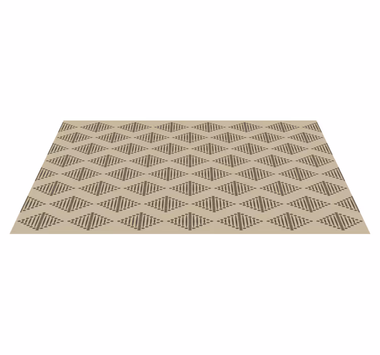 Geometric Pattern Element geometric vinyl rug - TenStickers