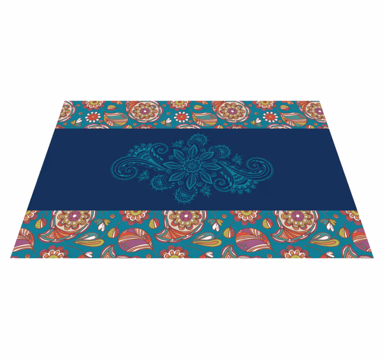 Mandala Runner mandala vinyl rug - TenStickers