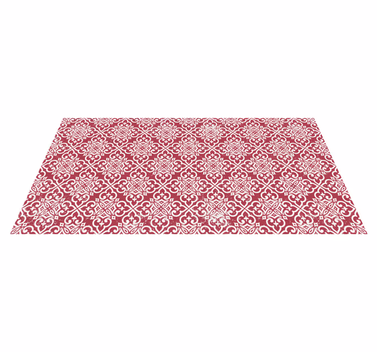 Intricate Mandala Motif mandala vinyl rug - TenStickers