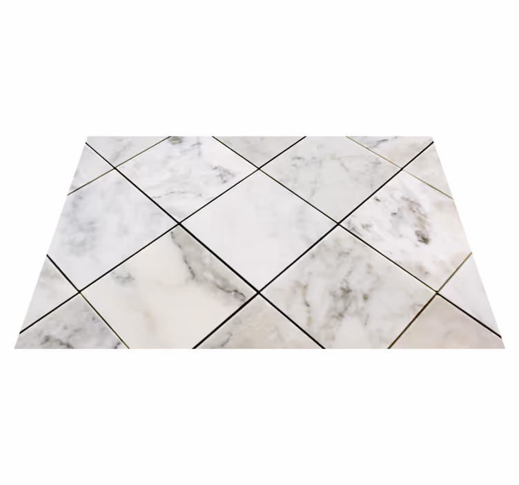 Marble Mimicry marble vinyl rug - TenStickers