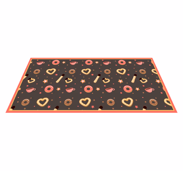 Sweetheart Treats event vinyl rug - TenStickers