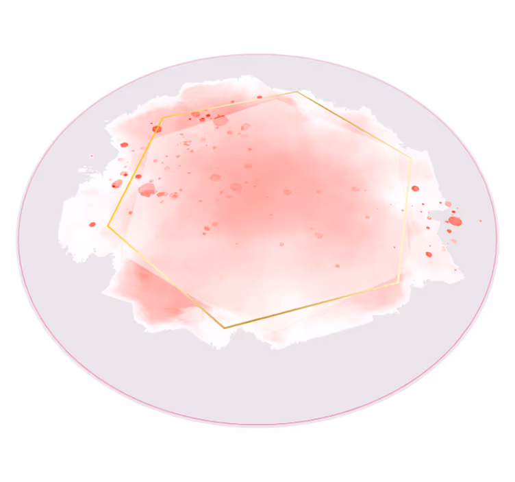 Abstract Watercolor minimal vinyl rug - TenStickers