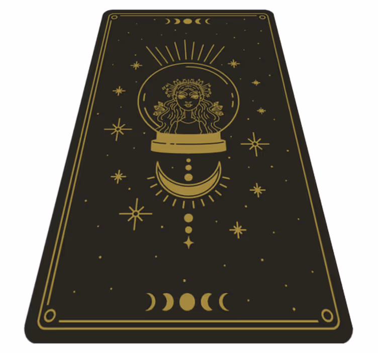 Celestial Mandala mandala vinyl rug - TenStickers