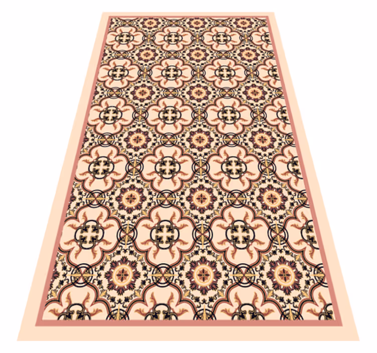 Pattern vintage tiles vinyl carpet - TenStickers