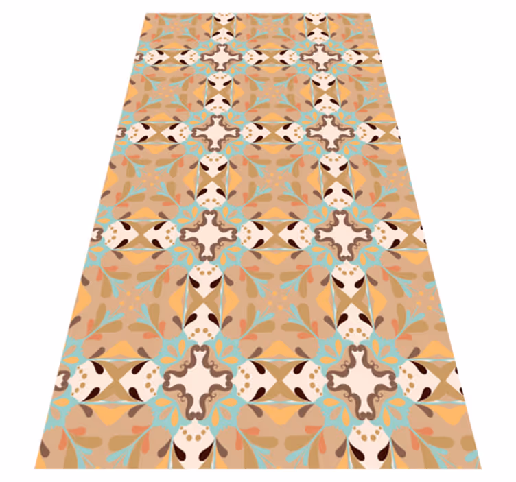 Classic tiles vinyl carpet - TenStickers