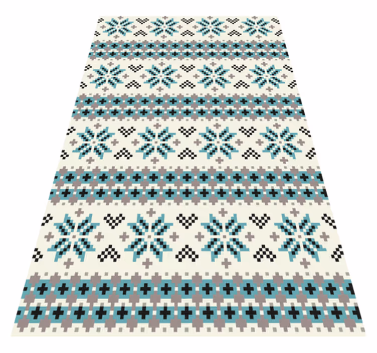 Ethnic Mandala Pattern mandala vinyl rug - TenStickers