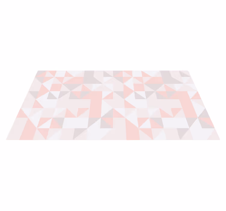 Geometric Pastel Pattern geometric vinyl rug - TenStickers