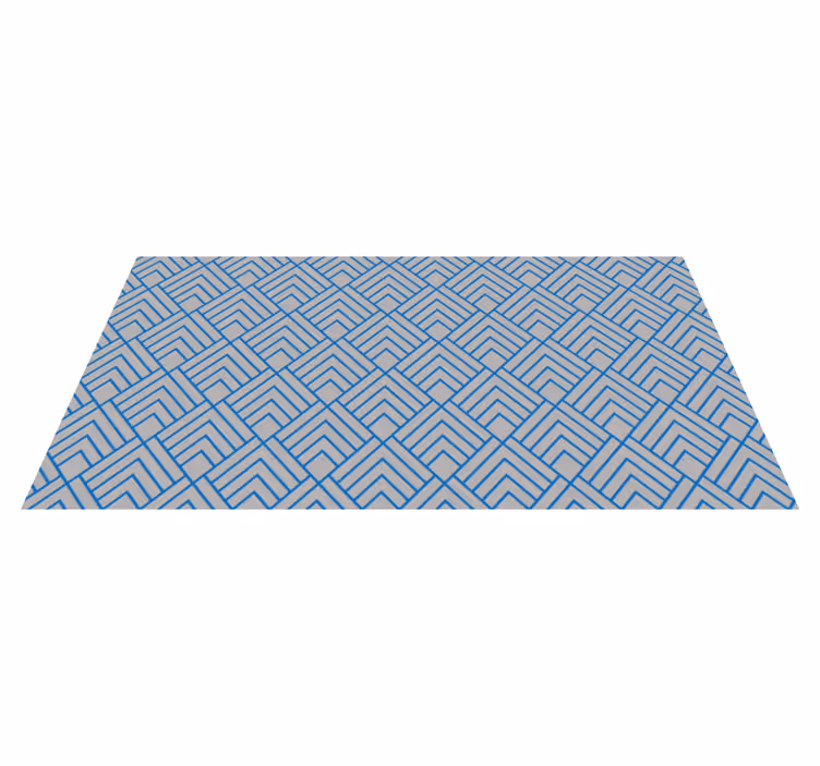 Navy basket weave texture carpet - TenStickers