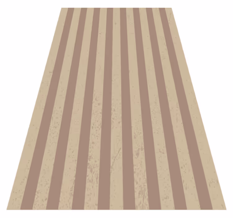 Striped Surface striped vinyl rug - TenStickers