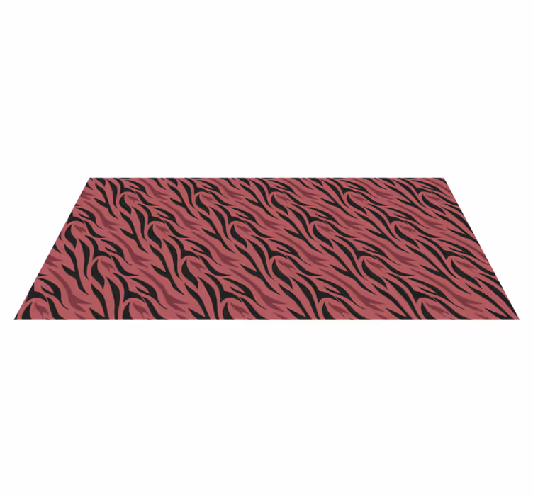 Wolf fur animal print vinyl rug - TenStickers