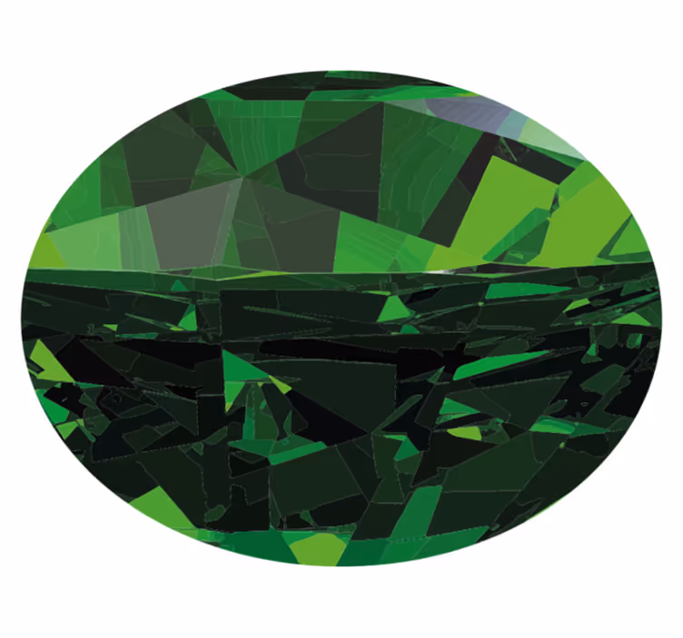 Emerald rock stone floor tiles - TenStickers
