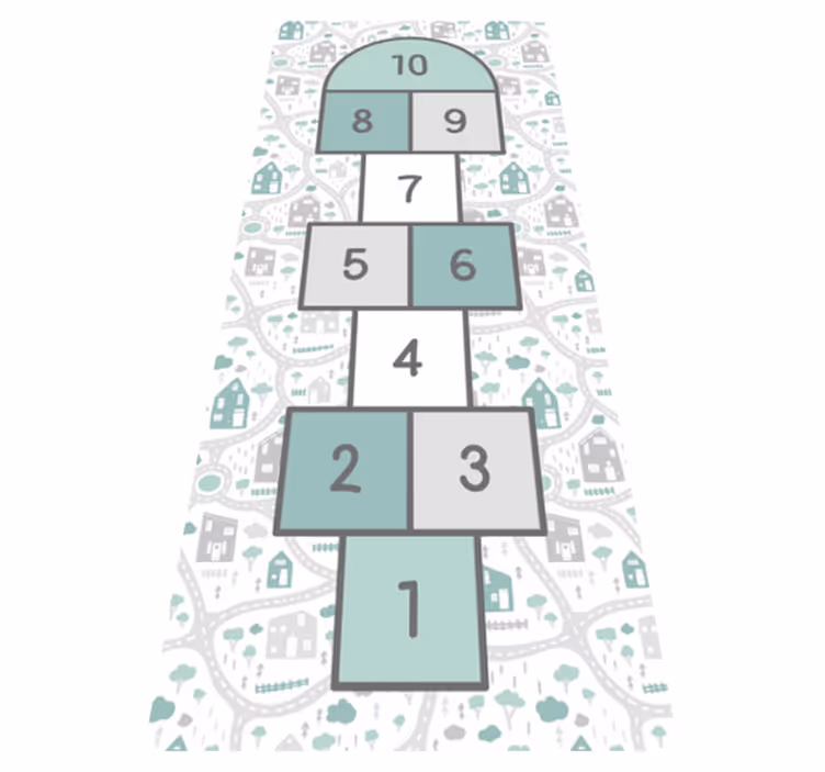 Play Ground design for kids game mat - TenStickers