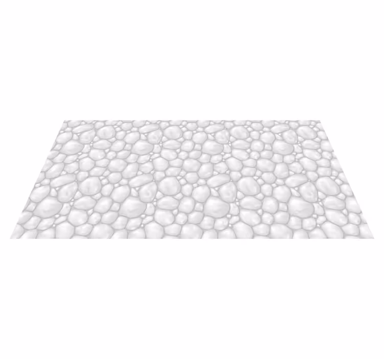 Sleek  Arrangement stone effect vinyl rug - TenStickers