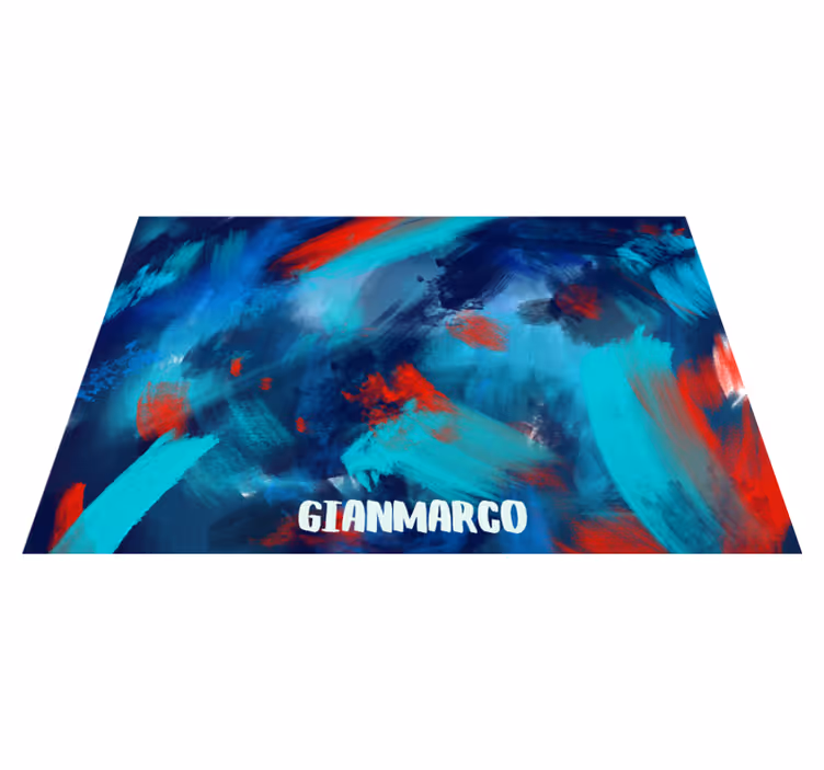 Colors and name teen vinyl rug - TenStickers