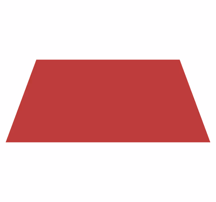 Opulent crimson shade living room vinyl rug - TenStickers
