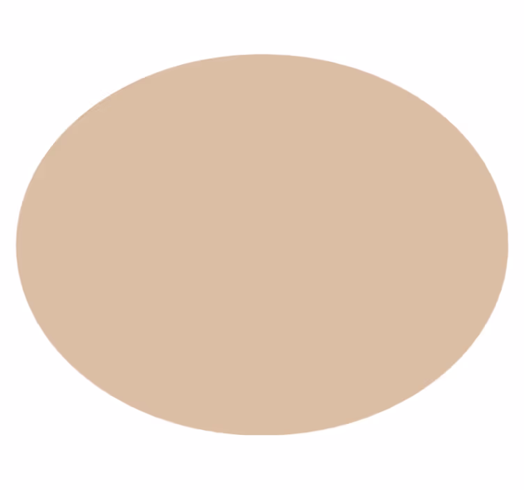 Beige simple modern vinyl rug - TenStickers