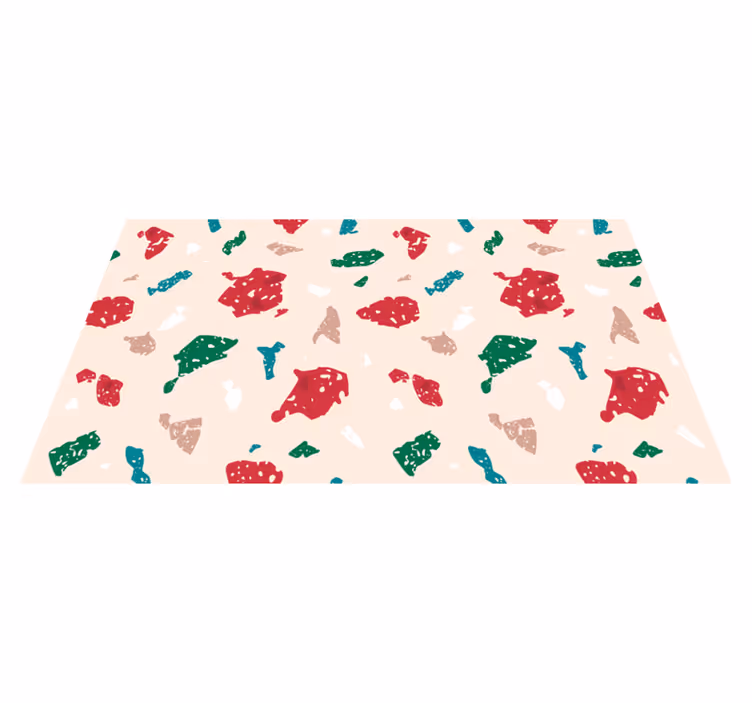 Kids terrazzo kids vinyl rug - TenStickers