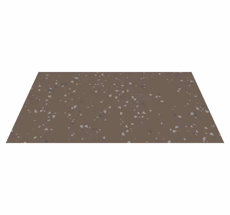 Textured Earth Tones bedroom vinyl rug - TenStickers