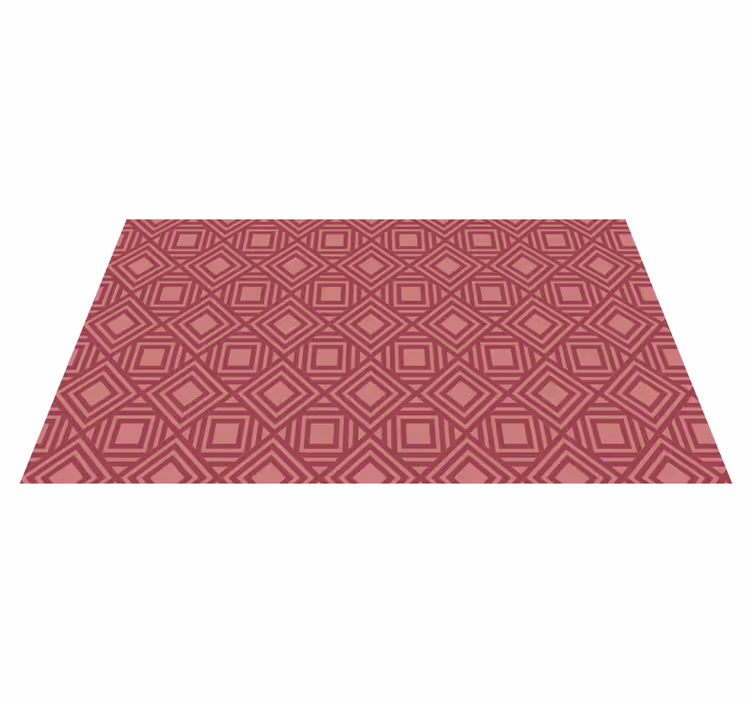 Diamond patterns geometric vinyl rug - TenStickers