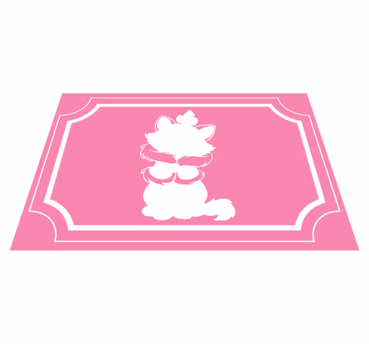 Aristocrat cat bedroom rug - TenStickers