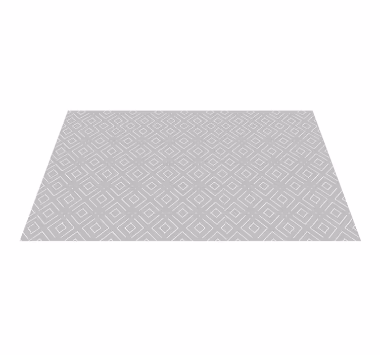 Greyn stylish diamonds bedroom vinyl rug - TenStickers